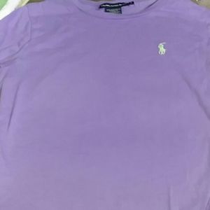 Purple tee